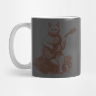Cat Playing Guitar Mug